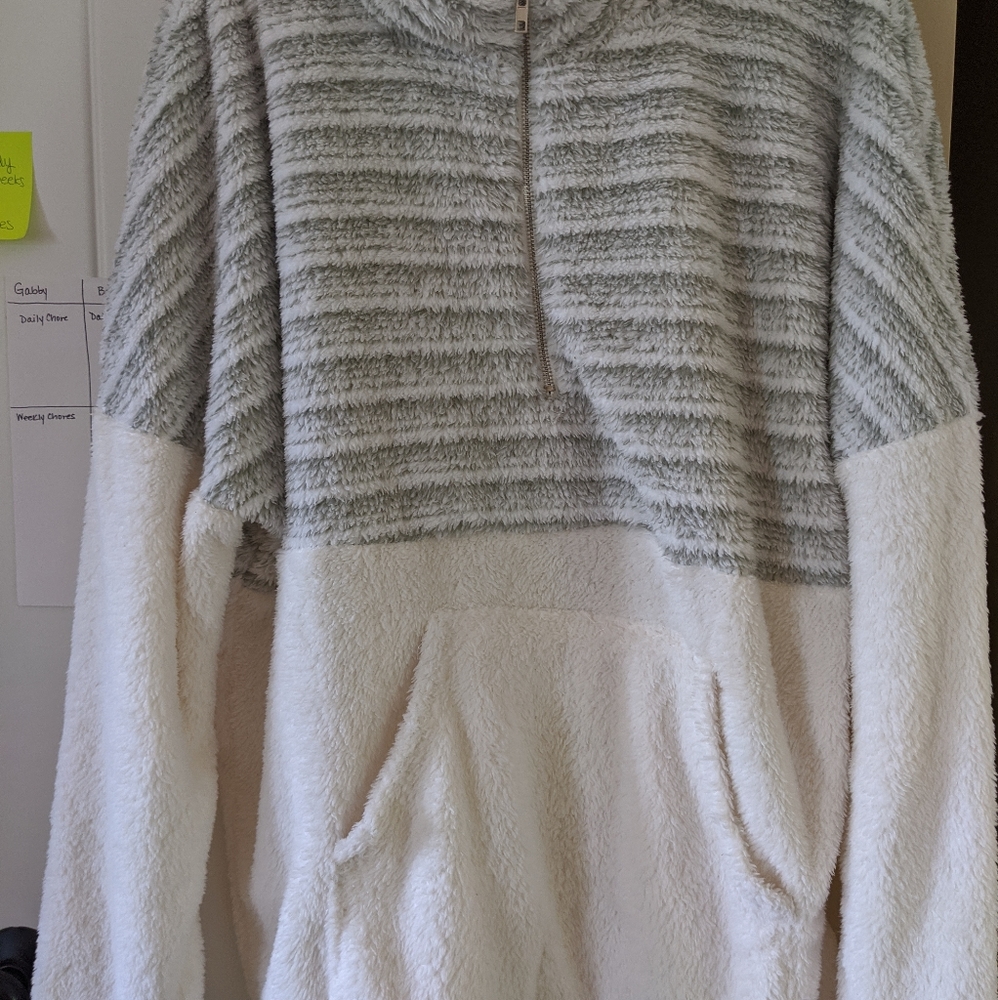 Soft quarter zip sweater